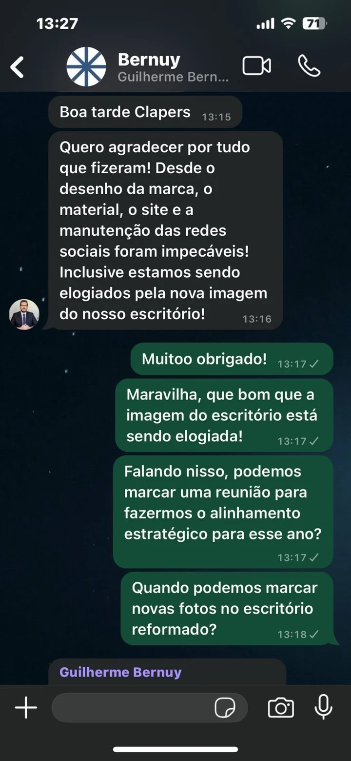 Depoimento de cliente da Appassionato